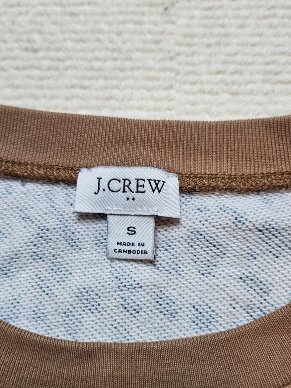 Re-Imagined by J. Crew Factory leopard pullover sweatshirt - size Small - Picture 2 of 9